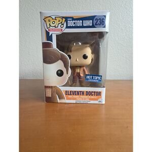 Funko POP! 11th Doctor with Mop #236 NOT MINT HT exclsv